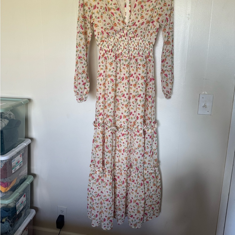 Lost + Wander Floral Long Sleeve Dress - Picture 3 of 3
